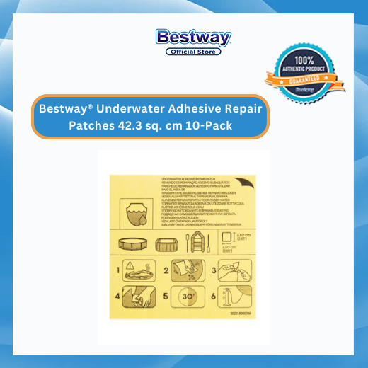 Bestway Underwater Adhesive Repair Patch Shopee Philippines