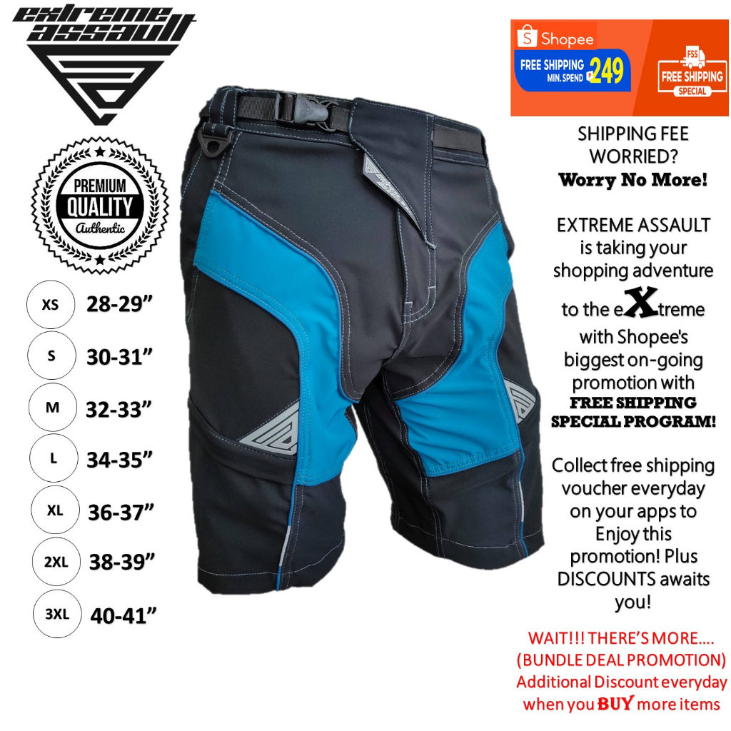 Extreme assault mtb store shorts