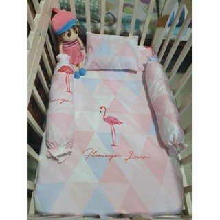 Flamingo baby best sale crib bedding