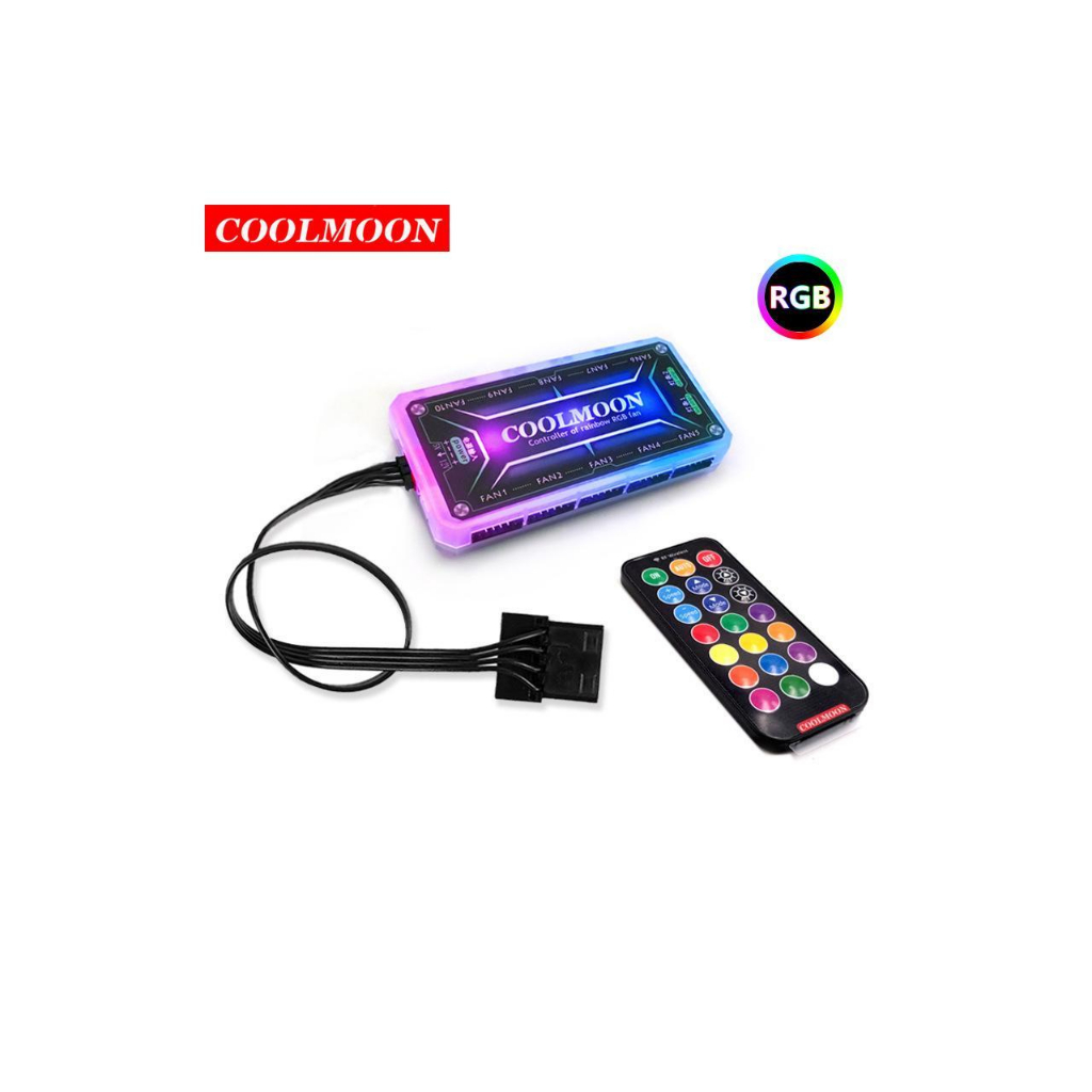 DOSS RGB FAN CONTROLLER HUB W/ REMOTE | Shopee Philippines
