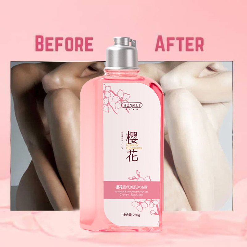 Sakura Japan Natural Body Wash Tiktok Trend Whitening Body Wash Deep