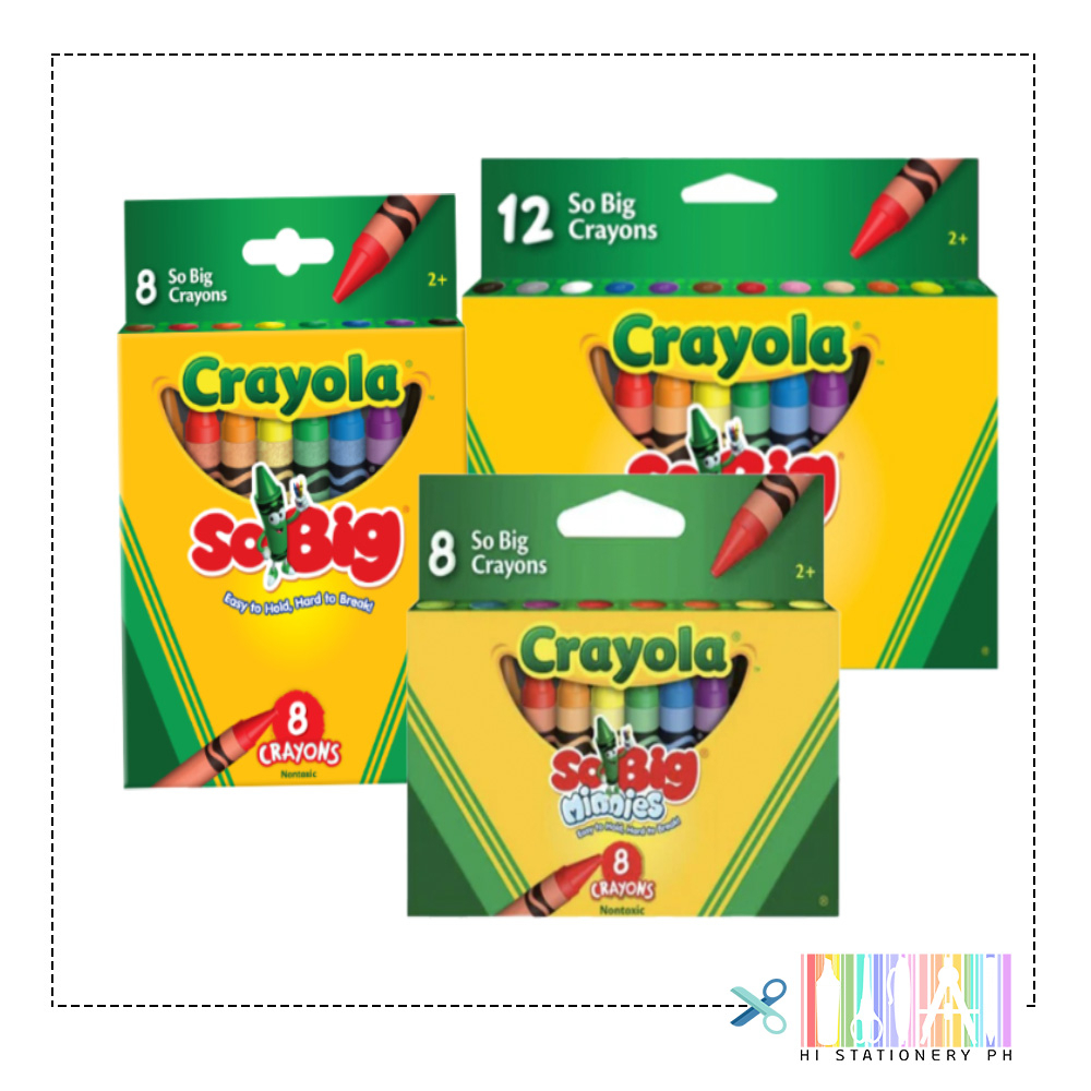 CRAYOLA So Big Junior Minnie Crayons Shopee Philippines