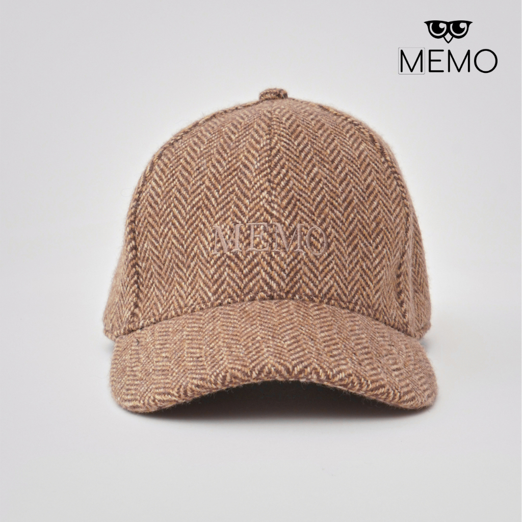 Memo Patterned Baseball Cap For Men (Autumn Brown) Shopee Philippines