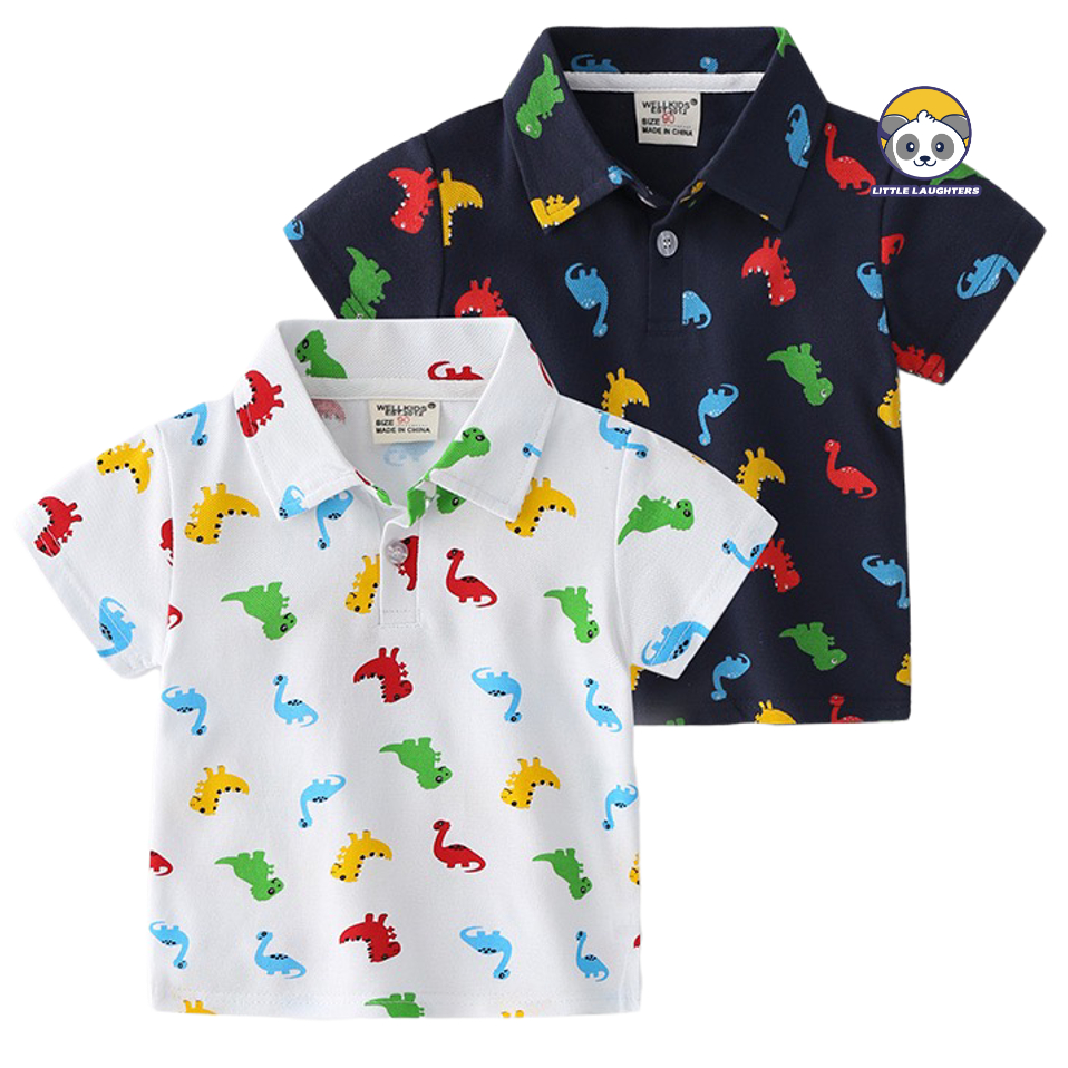 Boys Shirt Suits Baby Polo Terno Clothes 0-5 Years Child Print Shirt ...