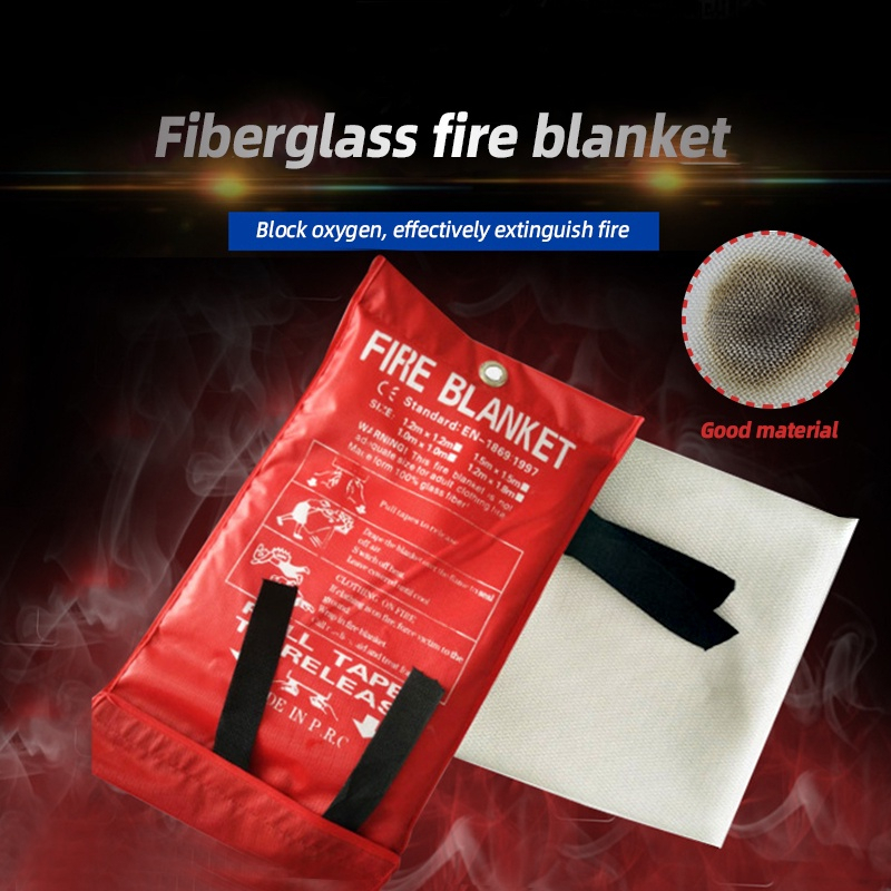 Fire Blanket For Fire Escape Fire Extinguisher Tool Fiber Glass For