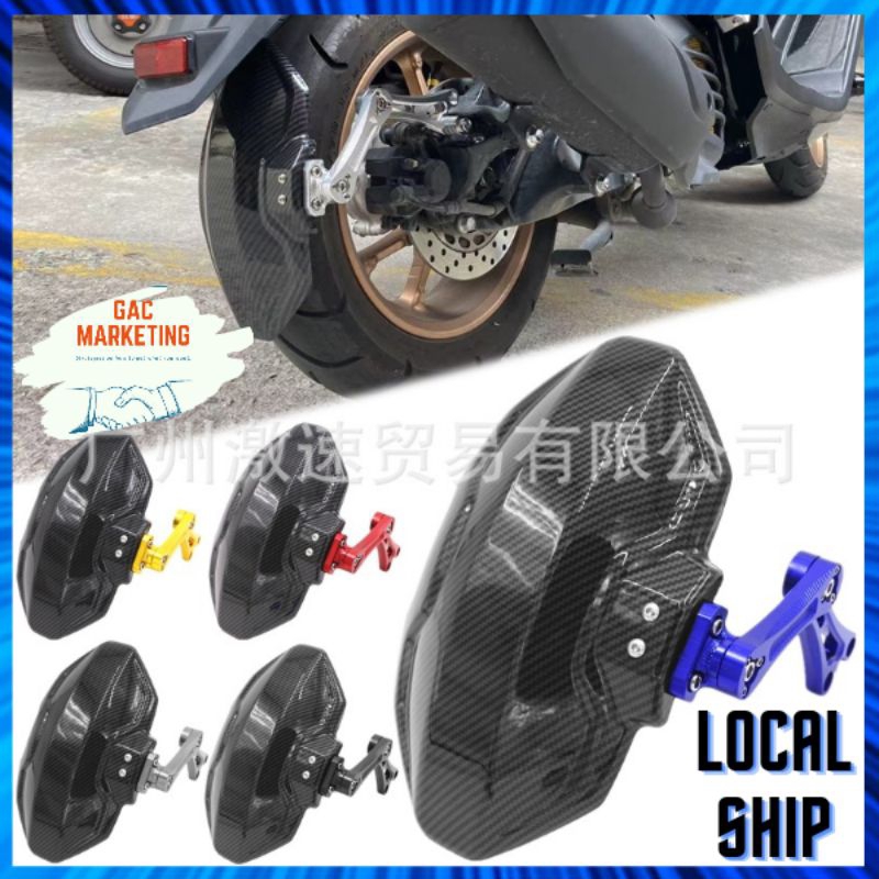 GACMOTO Motorcycle Tire Hugger Nmax Mudguard Rear Fender Motorcycle ...