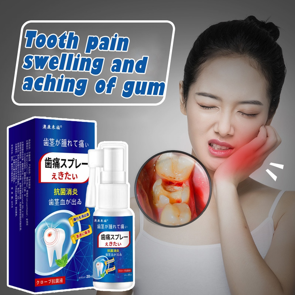 Toothache Treatment Spray Toothache Pain Reliever For Gum Inflammation