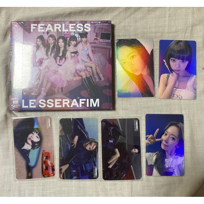 Onhand Le Sserafim Fearless Set Weverse Pob Photocards Japan Album Sealed Shopee Philippines