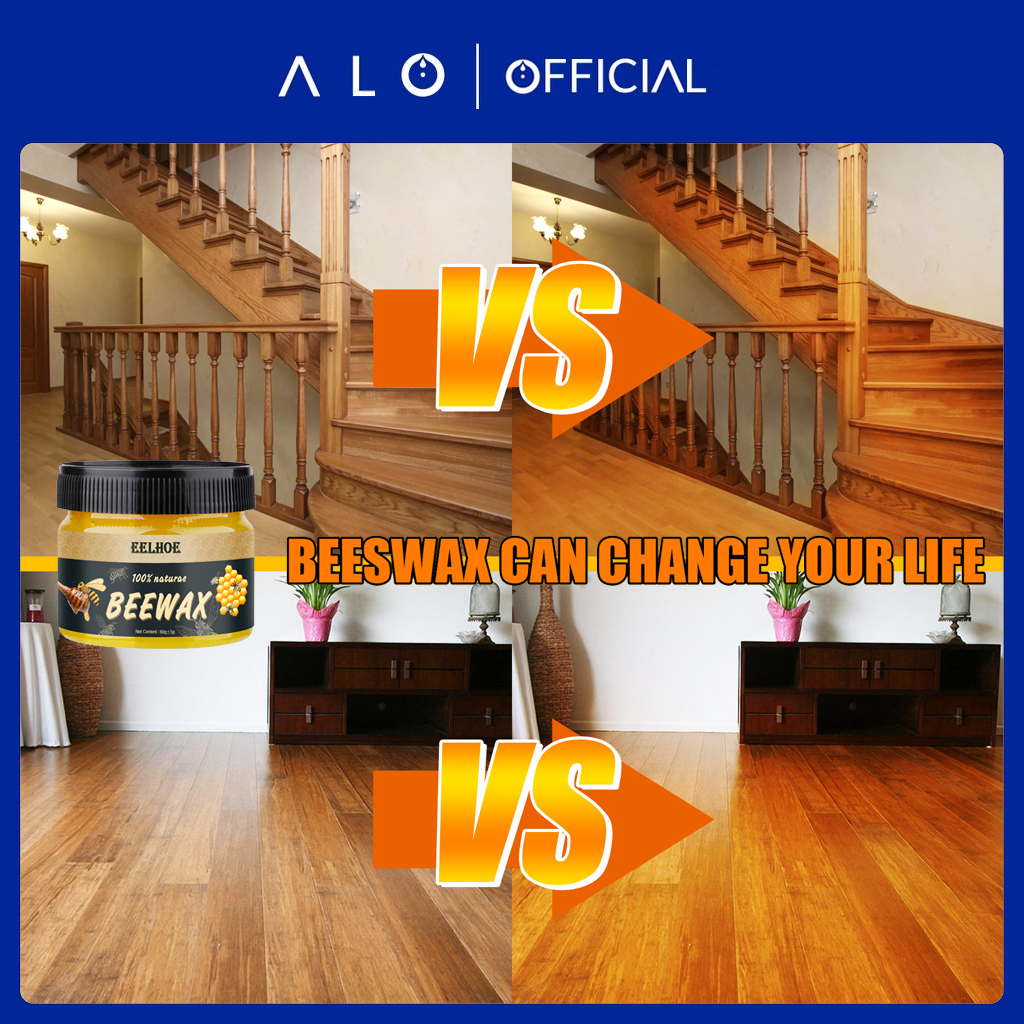 Natural Beeswax Wood Polish Enhance Shine Restoration & Furniture