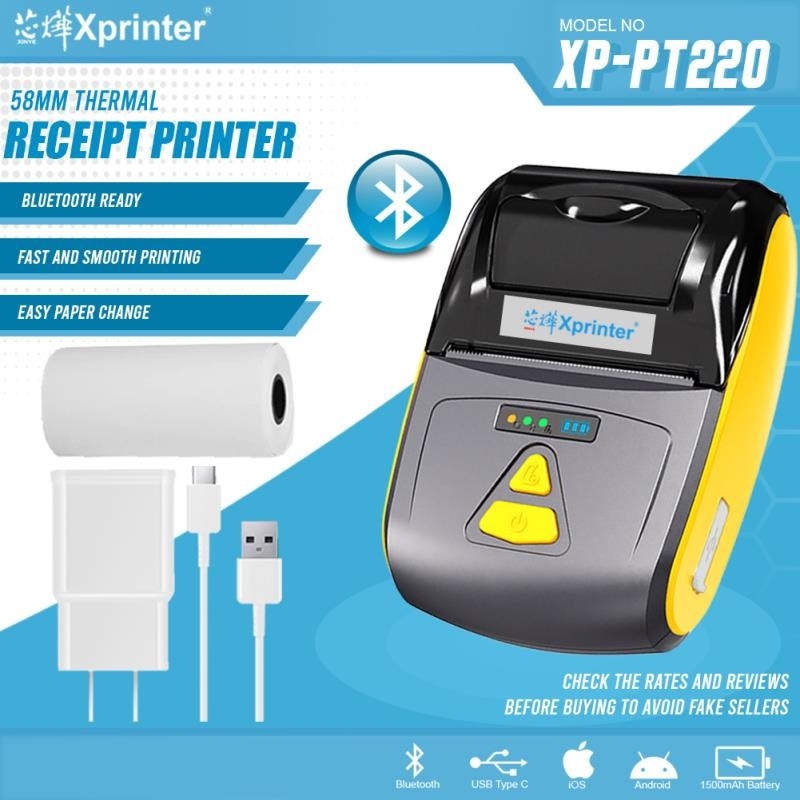 PDA POS Terminal Handheld 58mm Thermal Receipt Printer With MSR / IC / NFC Reader Restaurant Barcode Scanner with Pos Stand