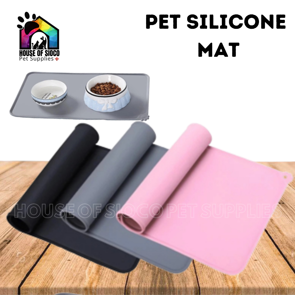 Non slip Silicone Pet Food Tray Mat (Waterproof) Shopee Philippines