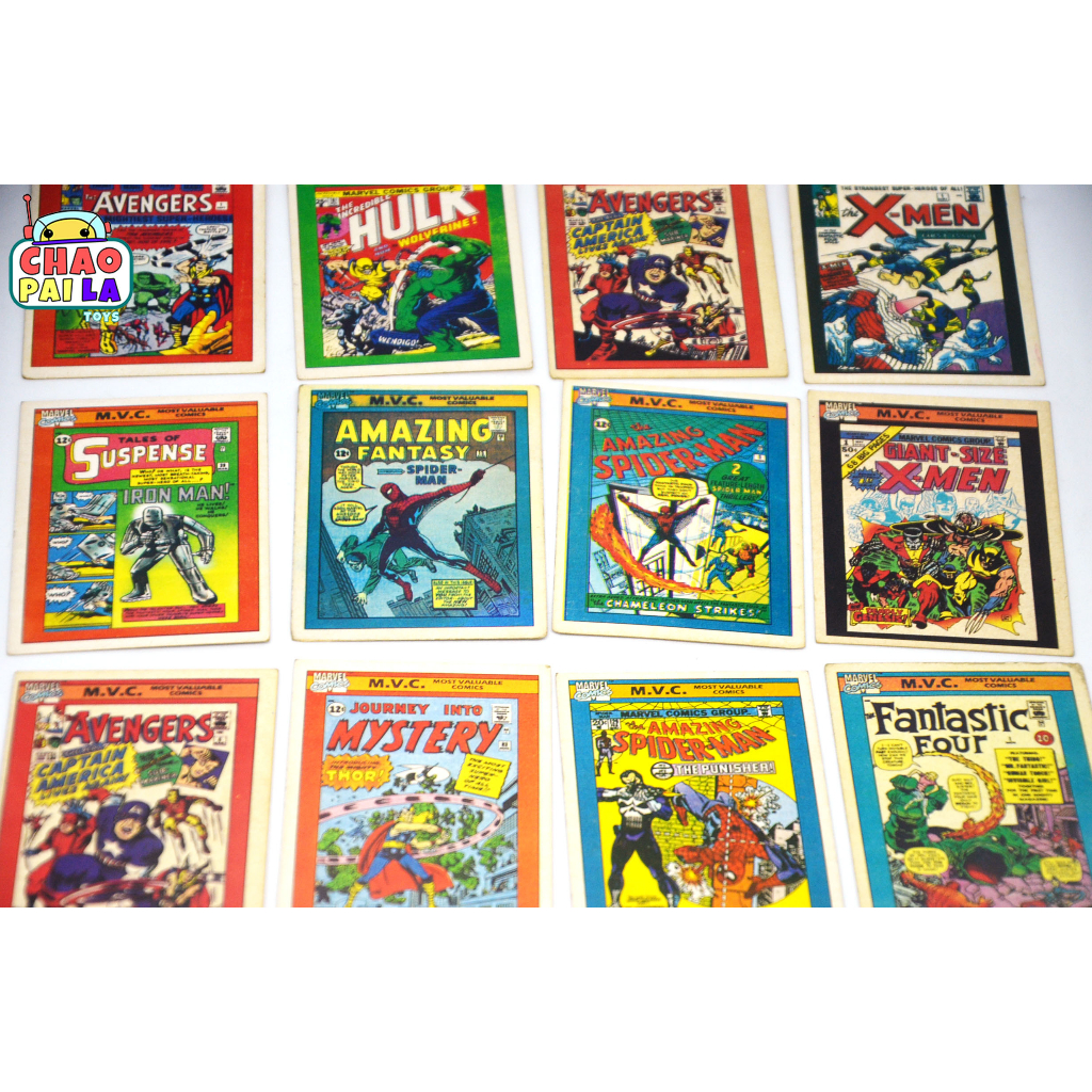 Marvel Cards MVC Most Valuable Comics Assorted Impel 1990 PreOwned