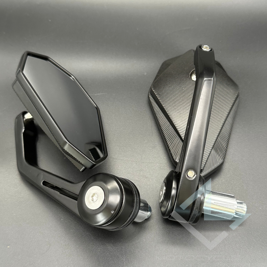 Bar End Side Mirror CNC Alloy Black Diamond Shopee Philippines