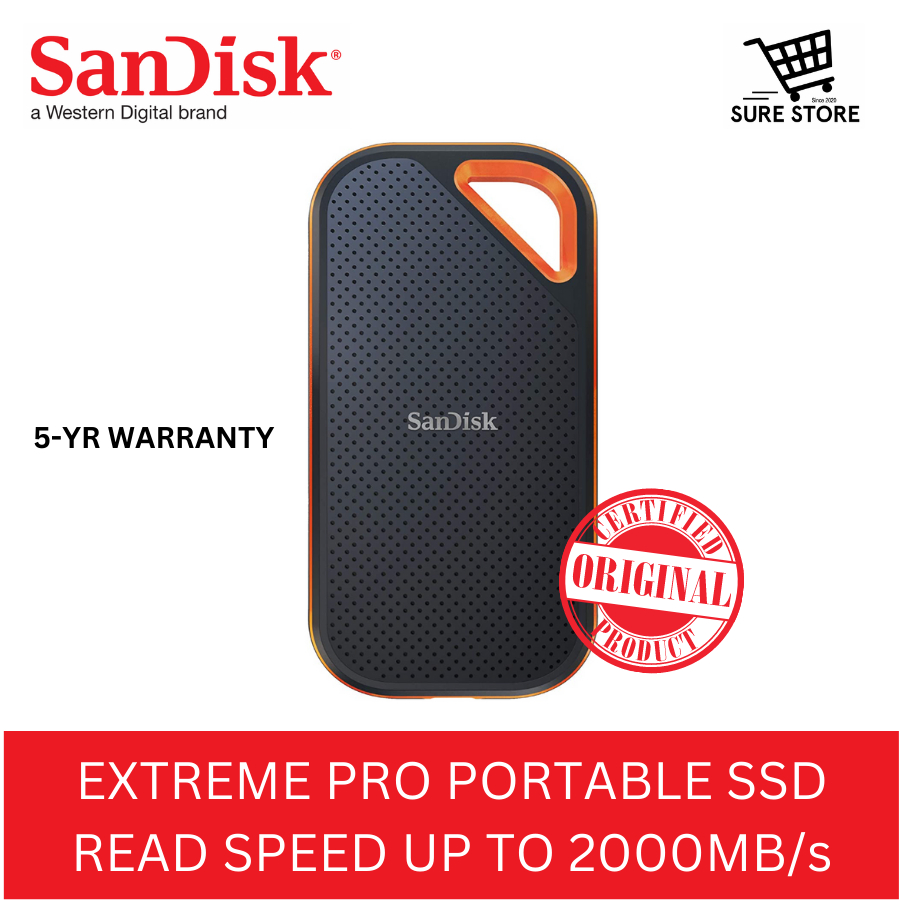 SanDisk Extreme PRO Portable SSD SDSSDE811T00G25 SDSSDE811T00G25