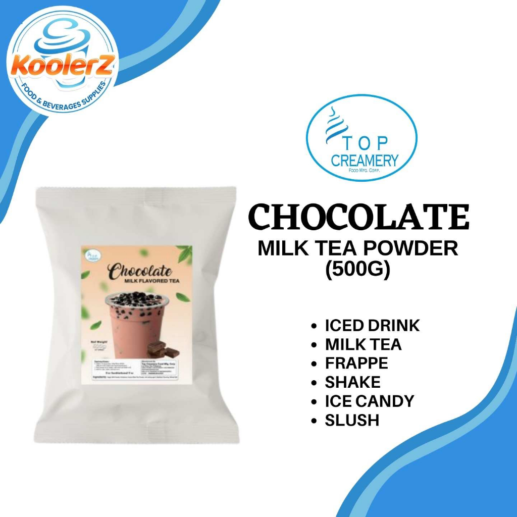 Top Creamery Chocolate Milk Tea Series Powder 500g Shopee Philippines