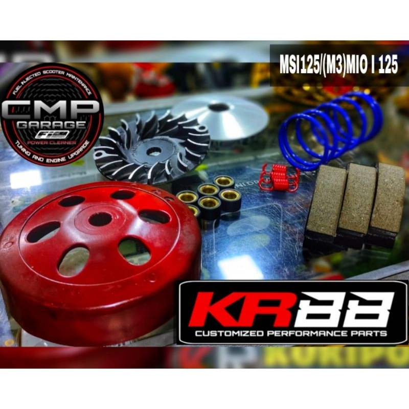 Kr88 Custom Performance Cvt Parts For Mio I 125 M3 Msi125 Gravis Mio Gear Shopee Philippines