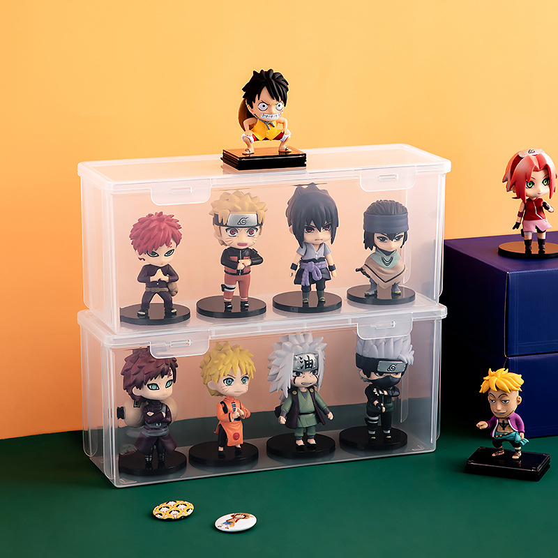 Desktop Storage Box Transparent Plastic Blind Box Storage Box Display ...