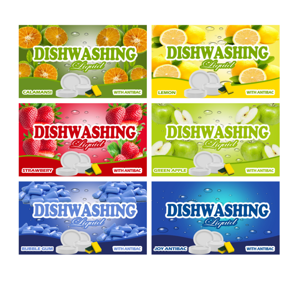 STICKER LABEL FOR DISHWASHING LIQUID 10 PCS | Shopee Philippines