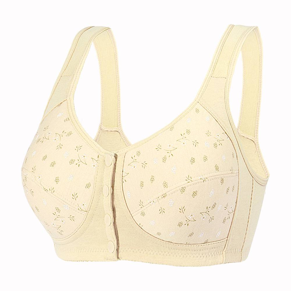 Daisycollection Everyday Cotton Snap Bra Front Button Bra Front Closure ...