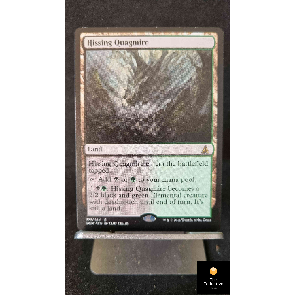 Magic The Gathering - MTG Card Game - Hissing Quagmire - OGW - [LAND ...