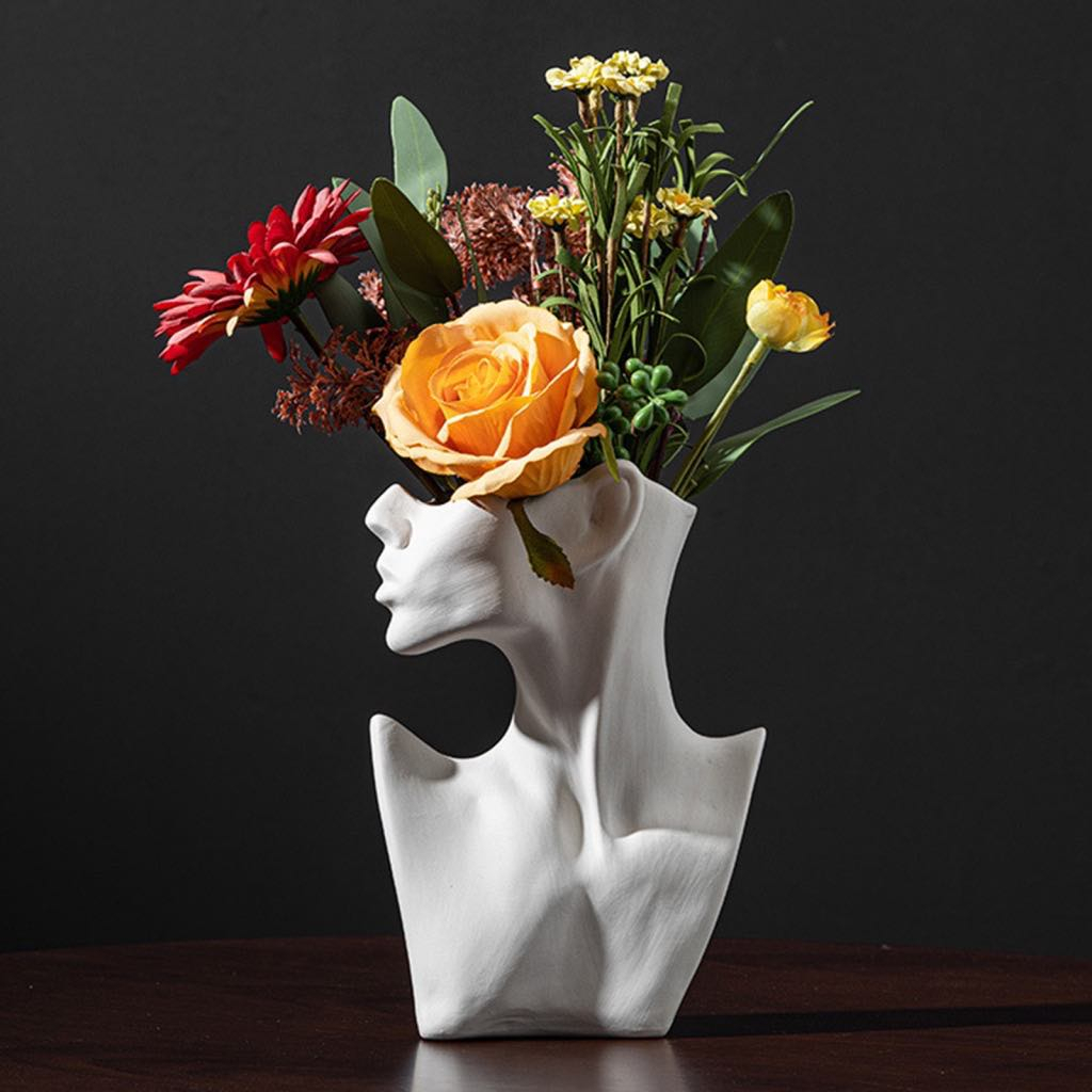 Ceramics Statue Flower Vase. Shopee Philippines