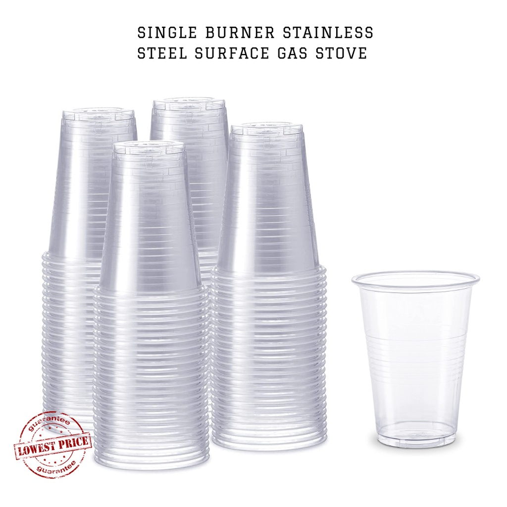 50 PCS 6 OZ Disposable Clear Party Plastic Cup Shopee Philippines