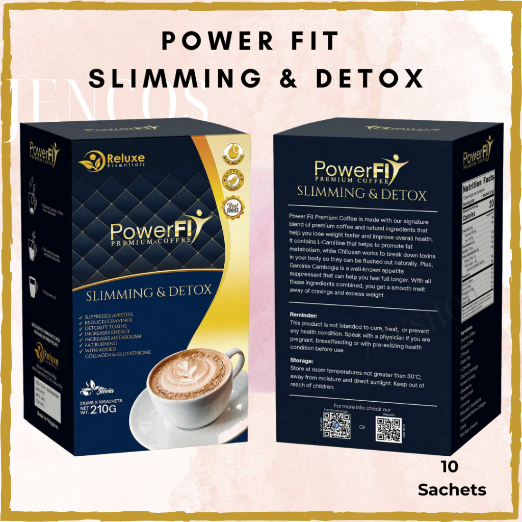 Powerfit Coffee Detox With Collagen Herbal Coffee For Acidic Shopee