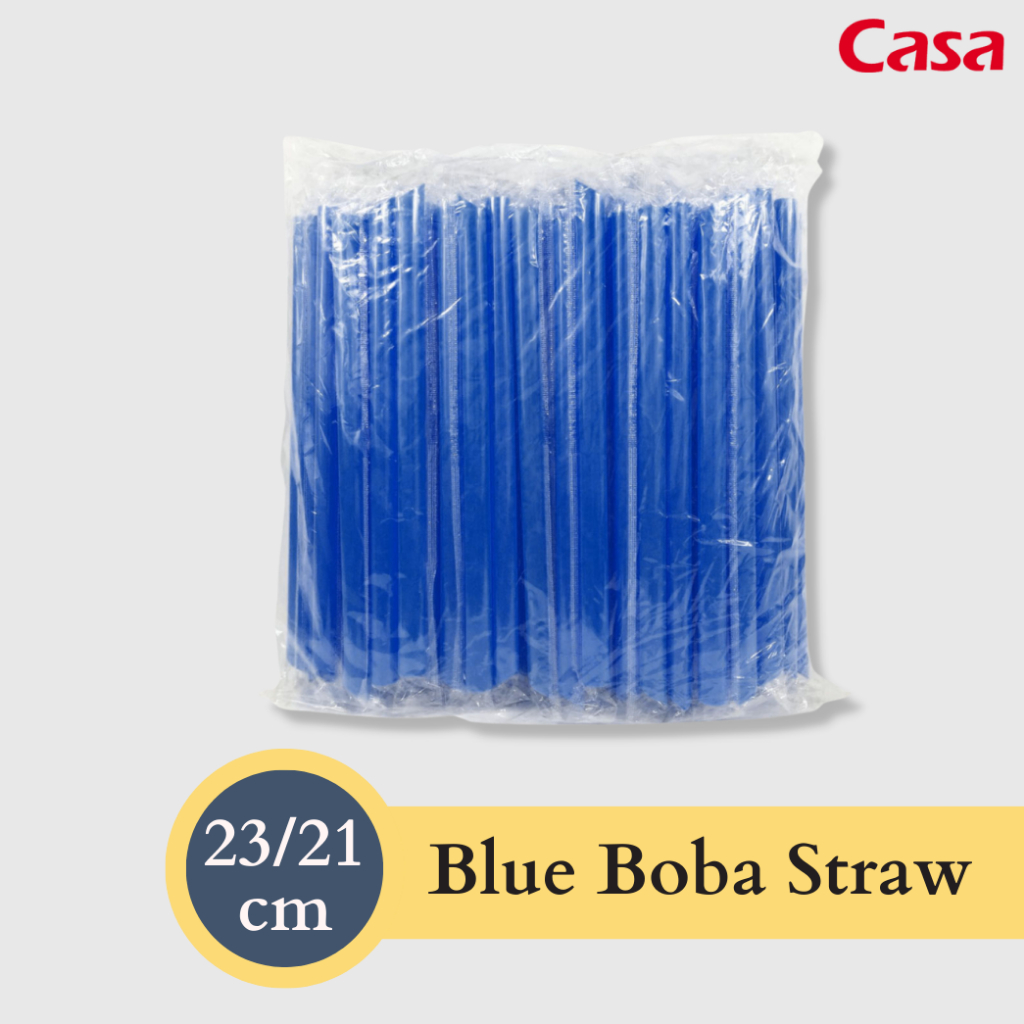 Casa Thin/ Boba Straw Individual Wrapped 21 23 Cm 100 Pcs Pack | Shopee ...