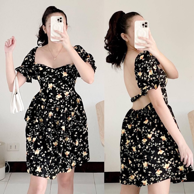 Shopee shop floral dress