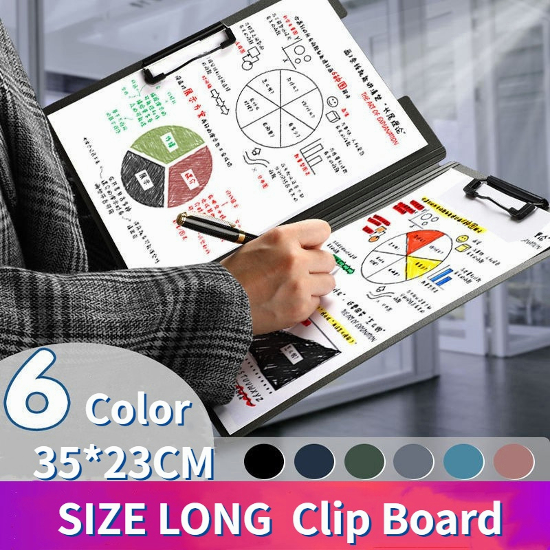Clipboard Long Folder Clipboard With Cover 2 Fasteners Clip Board