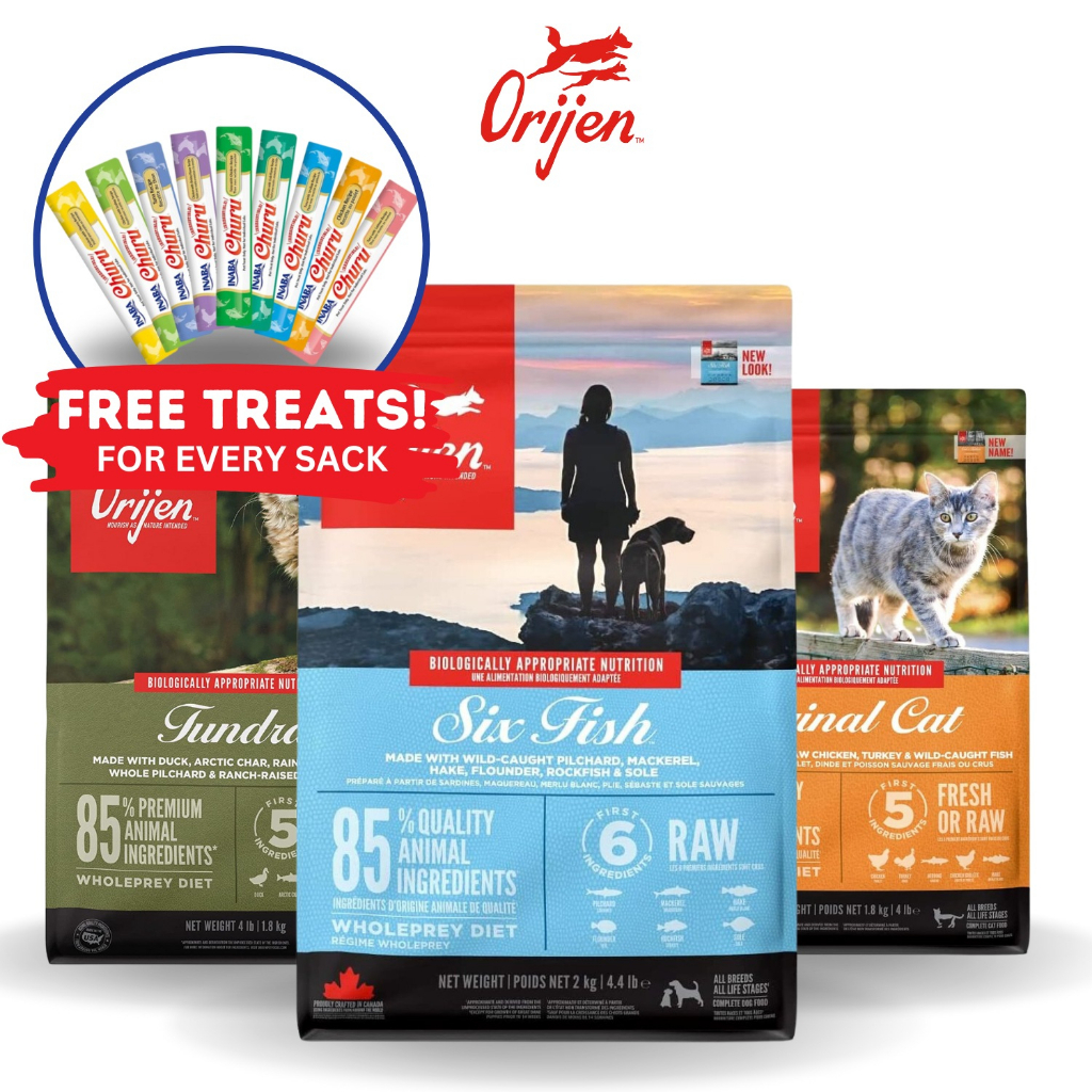 Orijen Premium Dry Cat Food All Flavors Cat/Kitten 340g/1.8kg, All Natural Biologically
