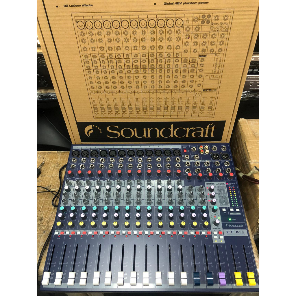 Lexicon Effect Mixer Soundcraft EFX series High Performance 8/12/16/20