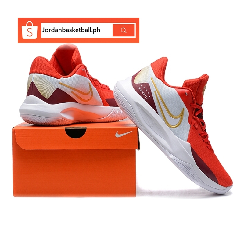 100 Original Nike Precision 6 Flyea White Red Sports Basketball Shoes