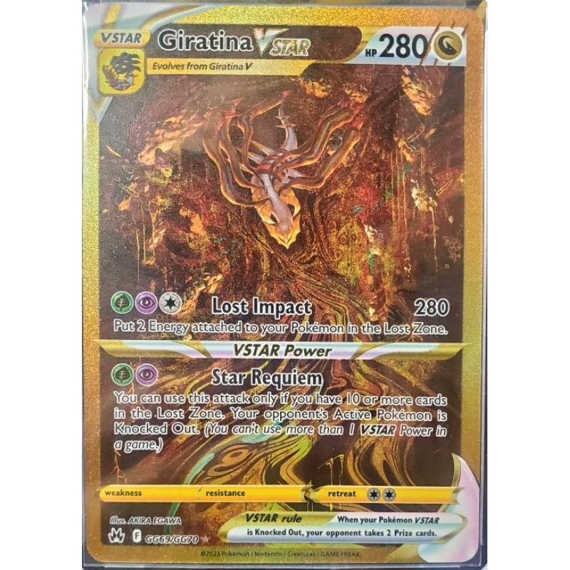 Giratina VSTAR GG69/GG70 Holy Grail of Crown Zenith Galarian Gallery ...