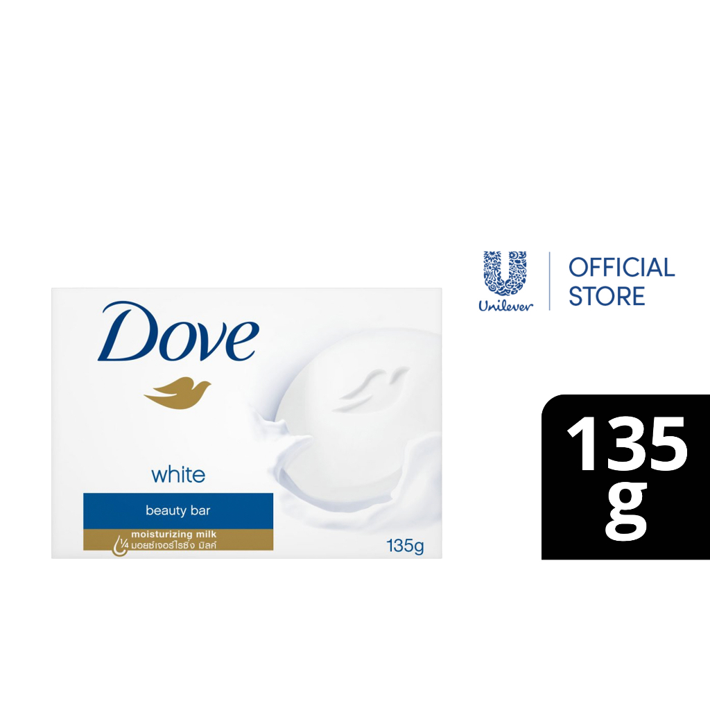 Dove beauty online bar white