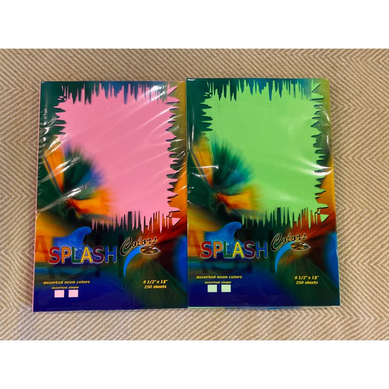 Splash Colored Paper Long | Shopee Philippines