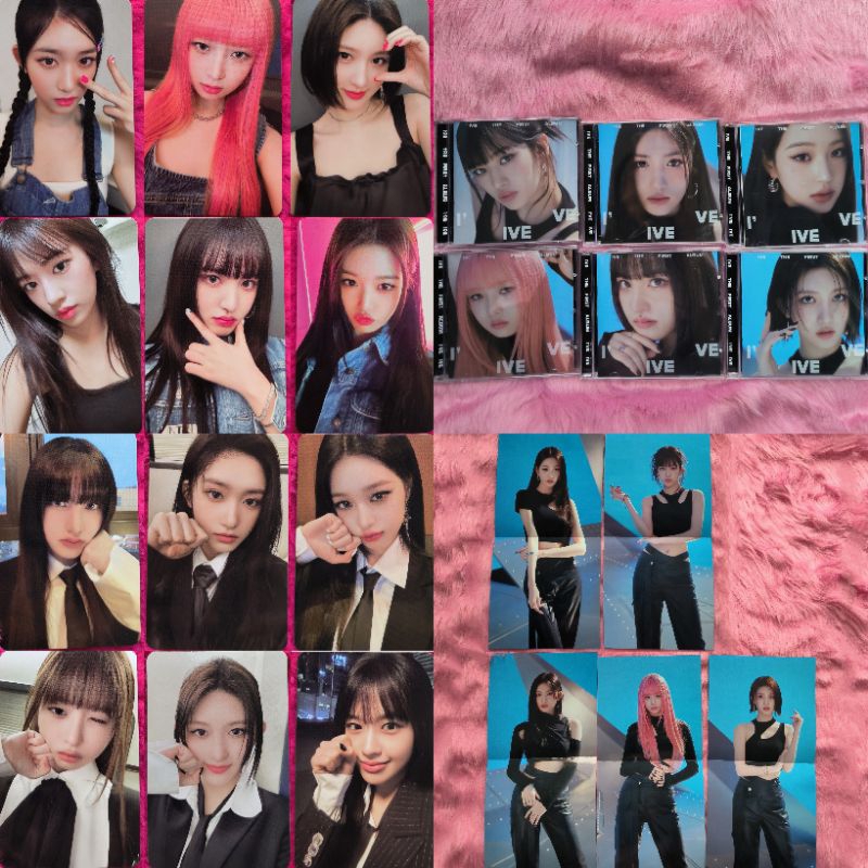 ONHAND IVE I'VE JEWEL CASE TINGI OFFICIAL PHOTOCARDS POSTER AND UNSEALED ALBUM SQQ POB Shopee