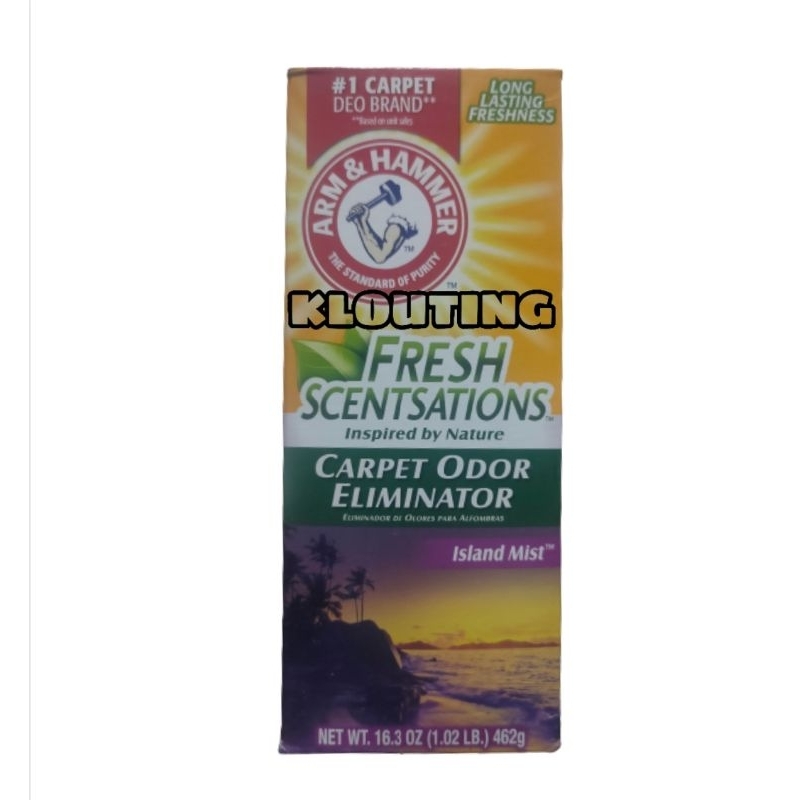 Arm & Hammer Carpet Odor Eliminator, Island Mist 462g Shopee Philippines
