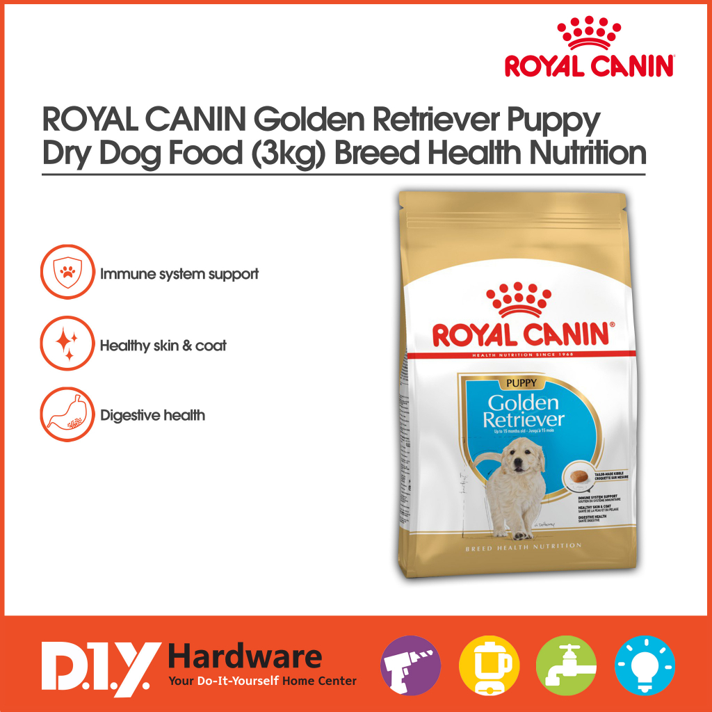Royal Canin Golden Retriever Puppy Dry Dog Food (3kg) Breed Health