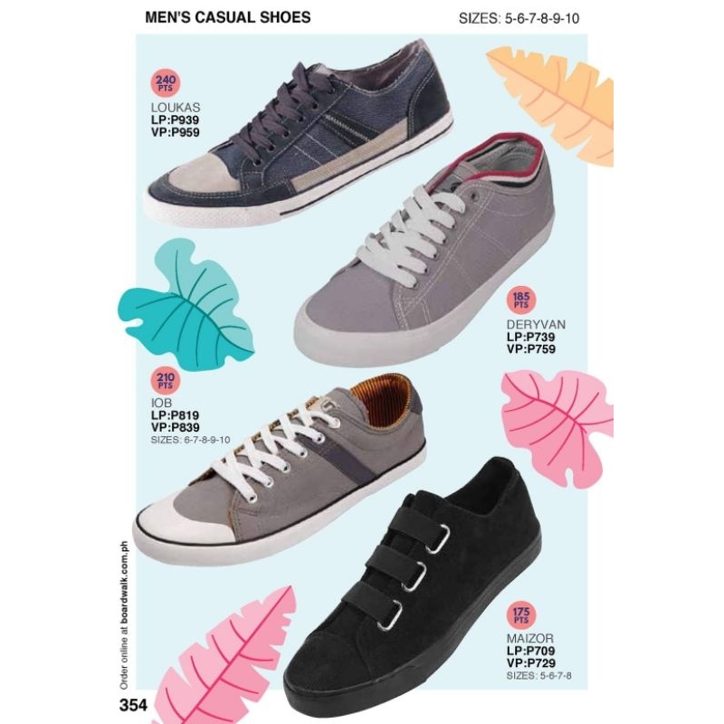 Mens Boardwalk Sneakers | Shopee Philippines