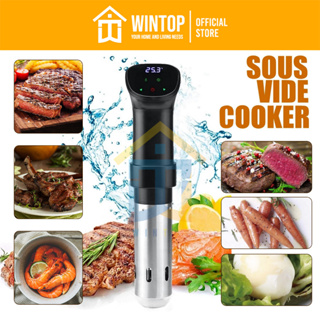 1800W IPX7 Waterproof Vacuum Sous Vide Cooker Immersion Circulator Accurate  Cooking With LED Digital Display Slow Cooker Heater