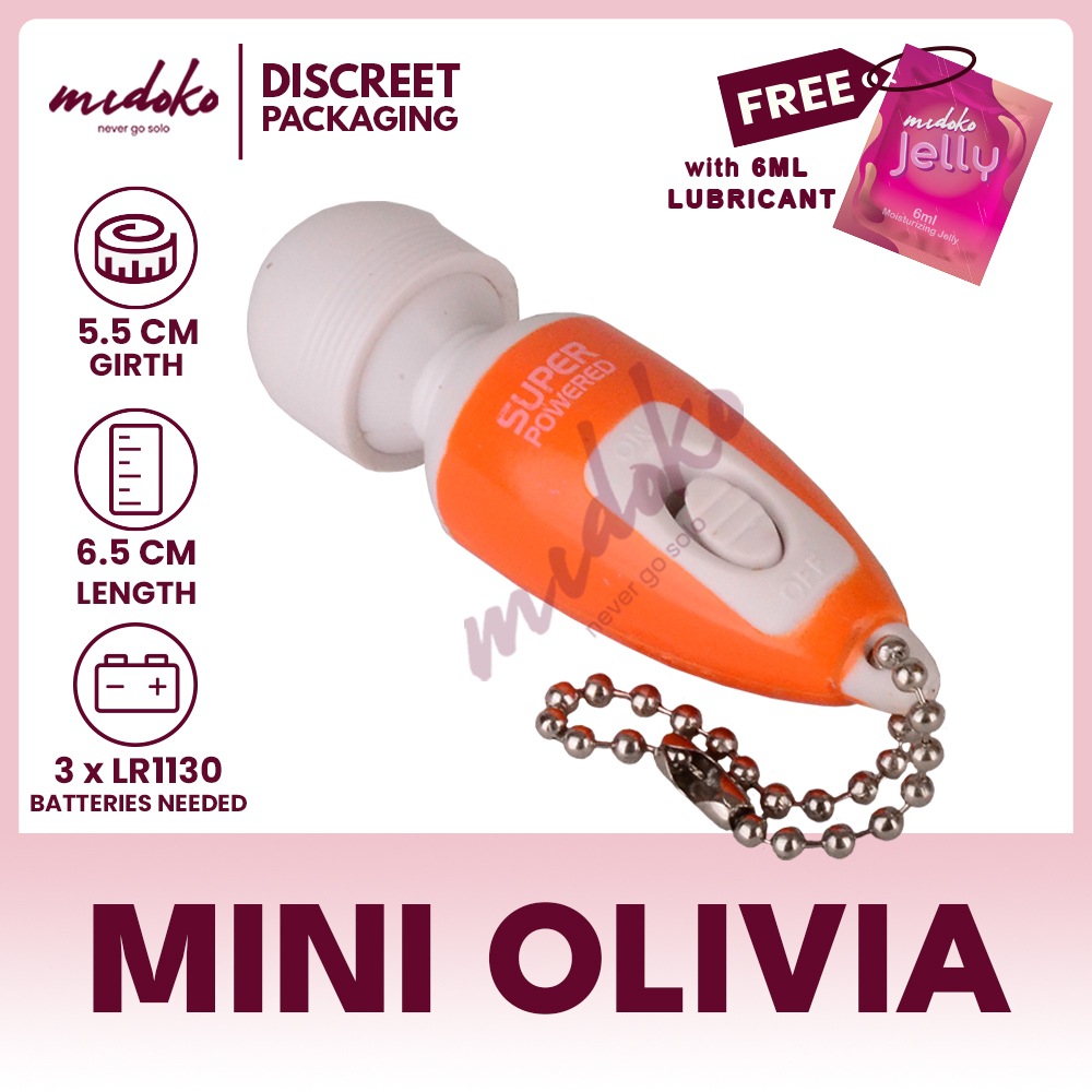 Midoko Mini Cute Portable Keychain Super Discreet Fairy Wand Vibrator Sex  Toys for Women Orange | Shopee Philippines