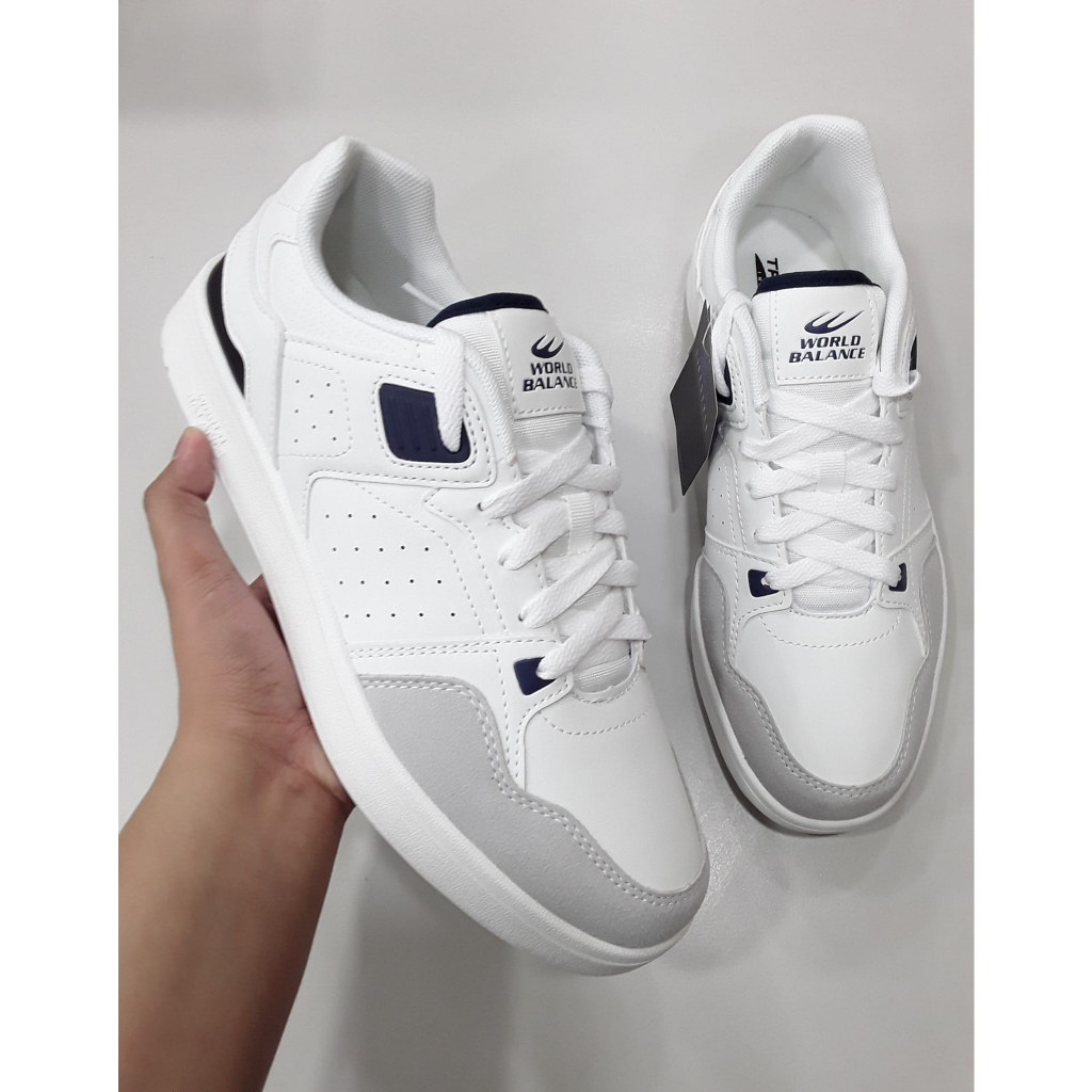 World balance white shoes mens sales