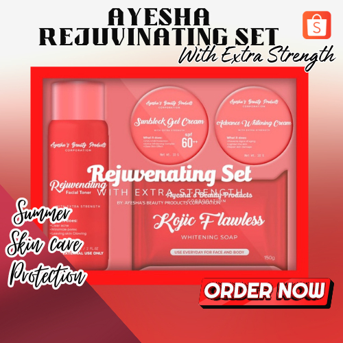 Ayesha Red Rejuvenating Set Rejuv Red EXTRA STRENGTH remove pimples and