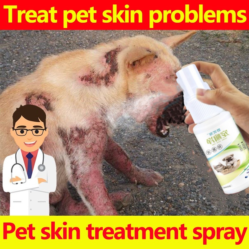 Pet Antibacterial Spray For Skin Disease Dog Medicine For Skin Disease