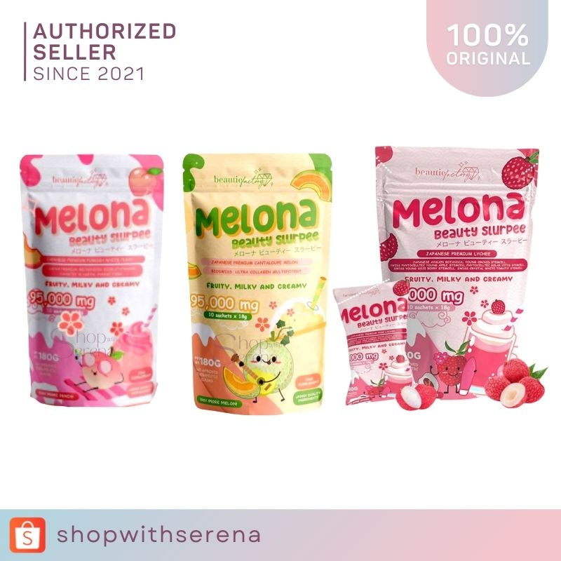 Melona Beautie Factory Beauty Slurpee Melon and White Peach Flavor