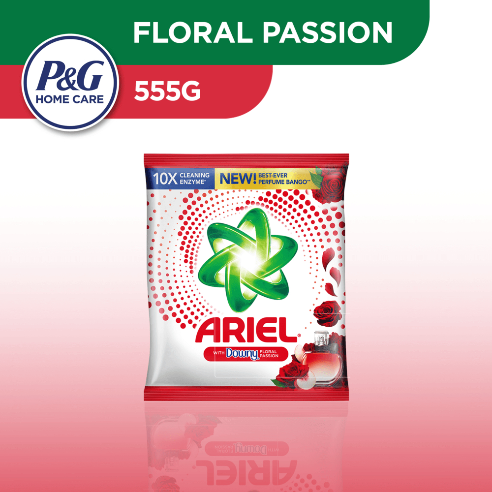 Ariel Floral Passion Powder Detergent 555g Shopee Philippines
