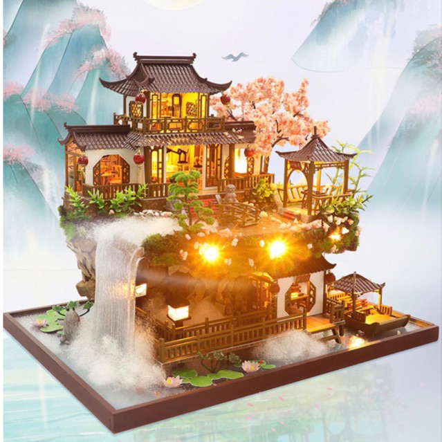 GIFTWRIGHT SPRING FAIRYLAND W/ WATERFALL MINIATURE | Shopee Philippines