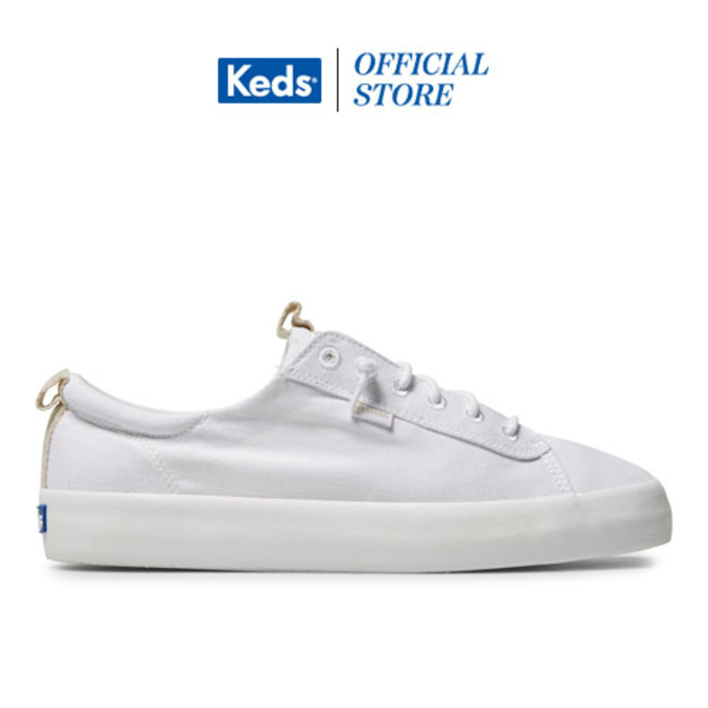 Keds Women's Kickback Canvas Slip On Sneaker White (WF66041) | Shopee ...