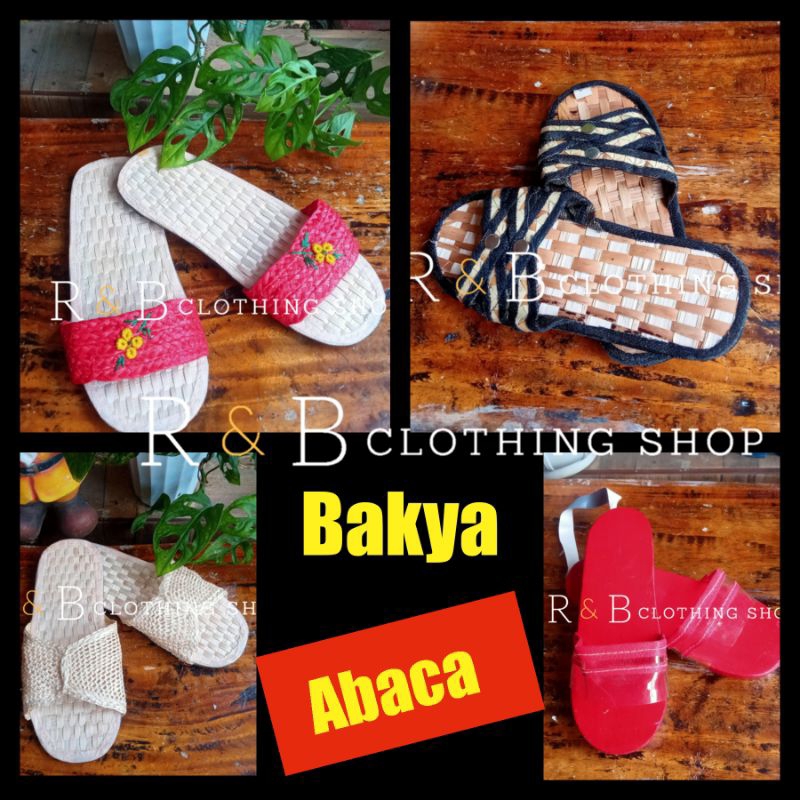 Abaca slippers Native tsinelas Bakya Shopee Philippines